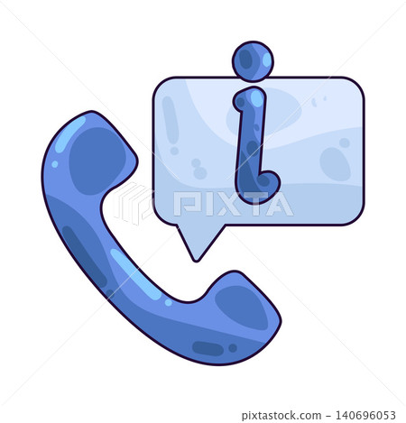 Illustration of Contact info Illustration of Contact info 140696053