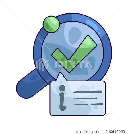 Illustration of Find information Illustration of Find information 140696063