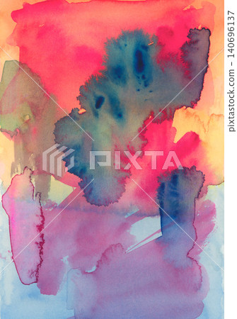 watercolor materials with an artistic feel 140696137