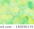 Background material: Watercolor texture, green 140696139