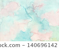 Background material: Watercolor texture, light blue, pink 140696142