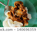Kupat Tahu, a typical Indonesian food 140696359