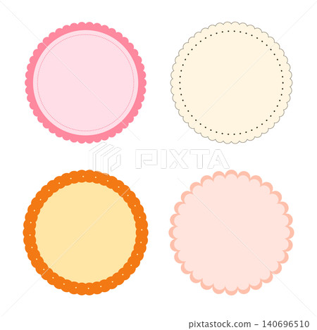 Pastel circle frame for note, vintage, flower and book Pastel circle frame for note, vintage, flower and book 140696510