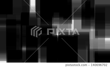 背景插圖由重疊的黑白幾何方塊組成。 140696702