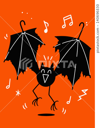 Dancing Bat with Umbrellas Dancing Bat with Umbrellas 140696830