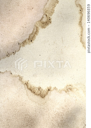 Vintage and old looking coffee cup stain background  with a tea retro texture grunge paper for drawing. ancient book page. 140696859