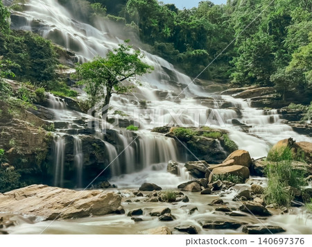 Mae Ya Waterfall in Chiang Mai Mae Ya Waterfall in Chiang Mai 140697376