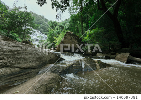 Mae Ya Waterfall in Chiang Mai Mae Ya Waterfall in Chiang Mai 140697381