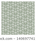 Classic and stylish green tapestry 140697741