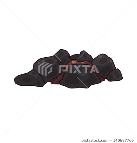 Illustration of Lava Rock Illustration of Lava Rock 140697766