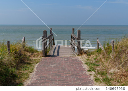 Domburg at the dutch north sea coast 140697938