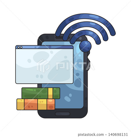 Illustration of Online Class 140698131