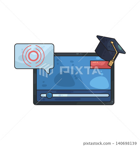 Illustration of Live Class Illustration of Live Class 140698139