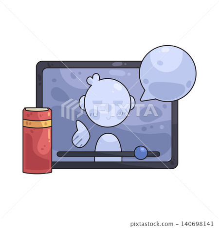 Illustration of Webinar Illustration of Webinar 140698141