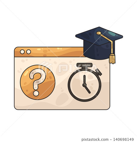 Illustration of Online Assignment Illustration of Online Assignment 140698149