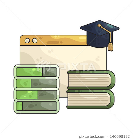 Illustration of Course Progress Illustration of Course Progress 140698152