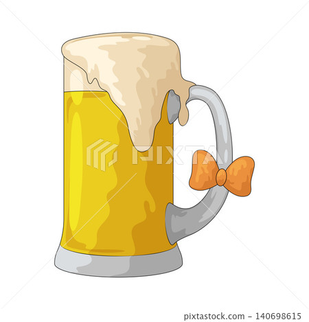 Illustration of Beer Mug Illustration of Beer Mug 140698615