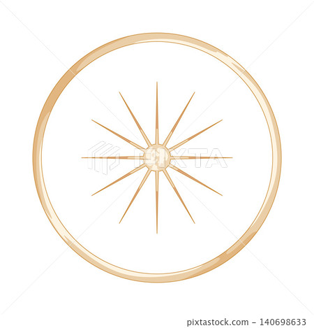 Illustration of Sun Circle Illustration of Sun Circle 140698633