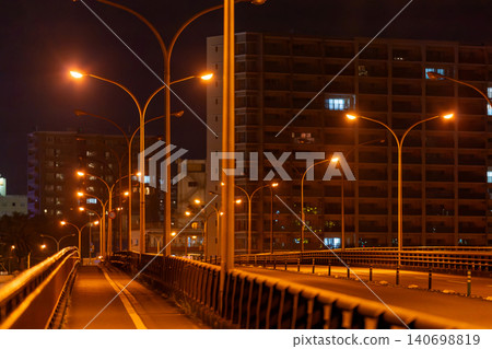 夜裡的大淀橋 夜裡的大淀橋 140698819