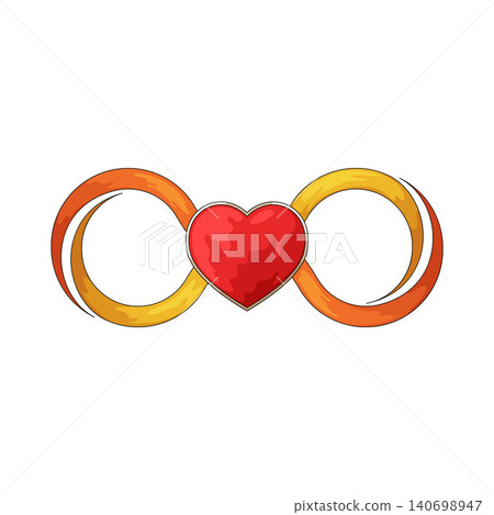 Illustration of Infinite Love Illustration of Infinite Love 140698947