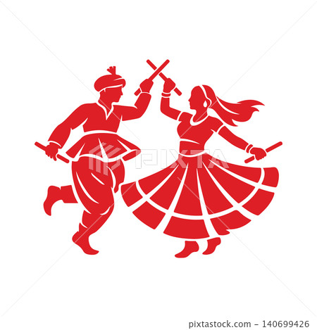 Navratri Garba Dandiya Raas Folk Dance Navratri Garba Dandiya Raas Folk Dance 140699426