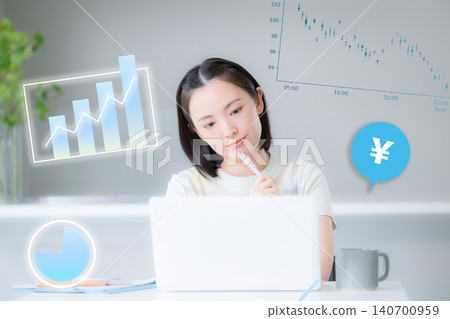 一位家庭主婦正在考慮開設NISA(日本個人儲蓄帳戶)以累積財富(附圖) 一位家庭主婦正在考慮開設NISA(日本個人儲蓄帳戶)以累積財富(附圖) 140700959