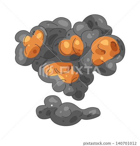 Illustration of Smoke and fire Illustration of Smoke and fire 140701012