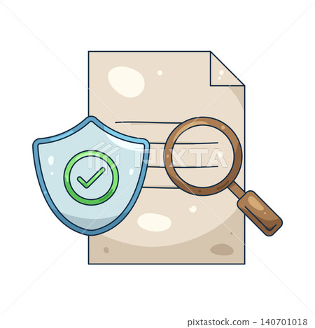 Illustration of Document security and verification Illustration of Document security and verification 140701018