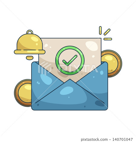 Illustration of Verified email 140701047