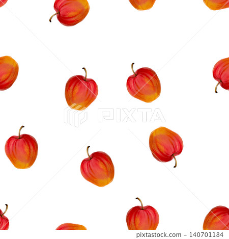 Seamless apple pattern background material Seamless apple pattern background material 140701184