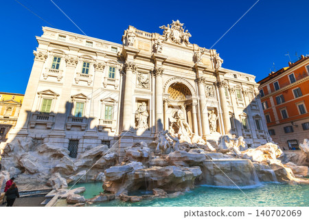 Rome Trevi Fountain Rome Trevi Fountain 140702069