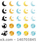Moon icon set 140703845