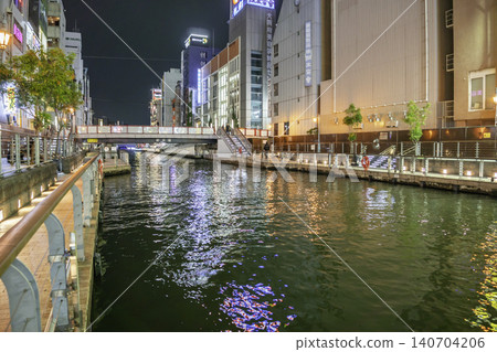 Osaka night view: Dotonbori, Shin-Ebisubashi, Osaka City, Osaka Prefecture Osaka night view: Dotonbori, Shin-Ebisubashi, Osaka City, Osaka Prefecture 140704206