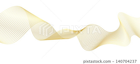 Golden line wave flow background, wavy ribbon or swoosh backdrop. Fluid gold yellow abstract flowing waveform, conveying movement, splash and rhythm. Modern 3d glow overlay golden waves Golden line wave flow background, wavy ribbon or swoosh backdrop. Fluid gold yellow abstract flowing waveform, conveying movement, splash and rhythm. Modern 3d glow overlay golden waves 140704237