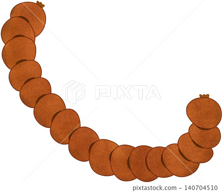 BBQ sausage illustration 140704510