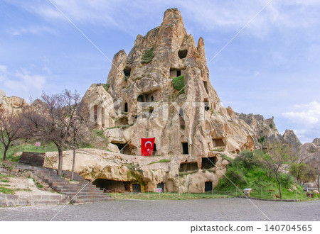 Ortahisar Castle in Cappadocia Turkey Ortahisar Castle in Cappadocia Turkey 140704565