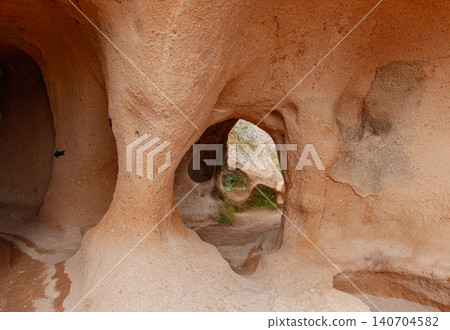 Ancient Cave Dwellings in Cappadocia Turkey Ancient Cave Dwellings in Cappadocia Turkey 140704582