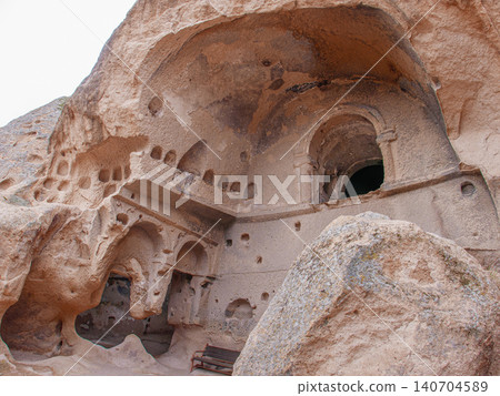 Ancient Cave Church in Cappadocia Turkey Ancient Cave Church in Cappadocia Turkey 140704589