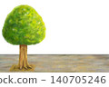 Street scenery with trees 140705246