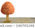 Landscape material of a road with autumn foliage trees 140705248