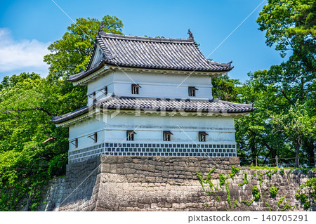 [#Shibata] The scenery of the former second bailey corner turret and moat of Shibata Castle 140705291