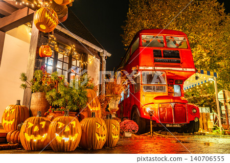 Halloween illuminations [Shuzenji, Nijinosato, Shizuoka, Japan] 140706555