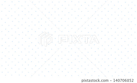 Hand-drawn light blue polka dot texture - Cute dot pattern horizontal background material - 16:9 140706852