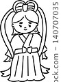 A cute hand-drawn illustration of Orihime 140707035