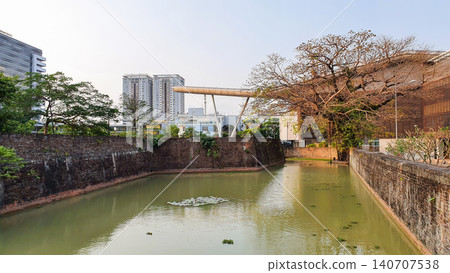 View Of The Moat Of Dien Hai Citadel (Also Known As Dien Hai Fort) In Da Nang City, Vietnam. View Of The Moat Of Dien Hai Citadel (Also Known As Dien Hai Fort) In Da Nang City, Vietnam. 140707538