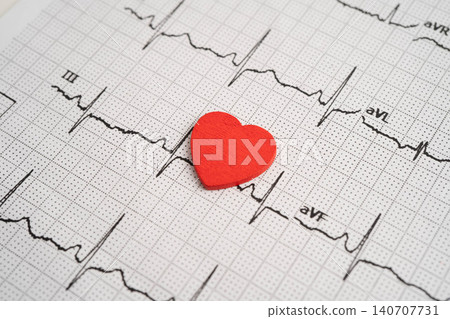 Electrocardiogram ECG, heart wave, heart attack, cardiogram report. Electrocardiogram ECG, heart wave, heart attack, cardiogram report. 140707731