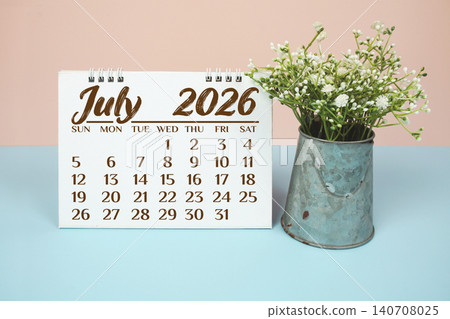 July 2026 annual monthly desk calendar for planning and management July 2026 annual monthly desk calendar for planning and management 140708025