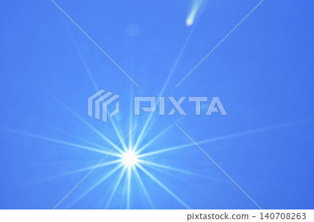 Blue sky and sun, direct sunlight, free space image (fixed shot) Blue sky and sun, direct sunlight, free space image (fixed shot) 140708263