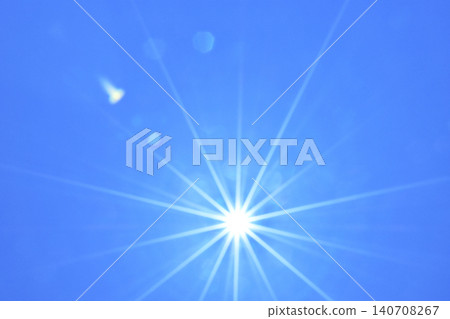 Blue sky and sun, direct sunlight, free space image (fixed shot) Blue sky and sun, direct sunlight, free space image (fixed shot) 140708267