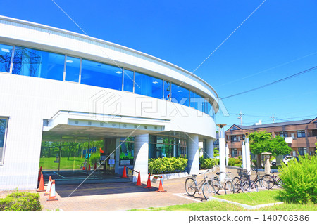 Scenery of Higashiura Town Central Library, Higashiura Town, Aichi Prefecture Scenery of Higashiura Town Central Library, Higashiura Town, Aichi Prefecture 140708386